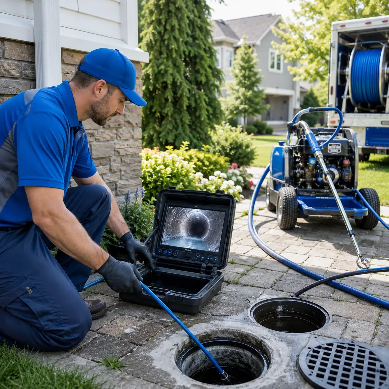 Outdoor drain cleaning professionals serving Highland, NY