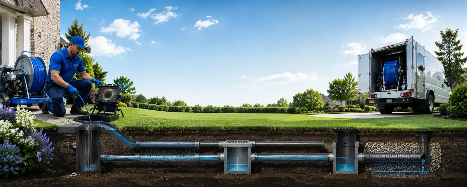 Outdoor drain cleaning information for Highland, NY